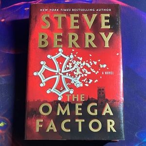The Omega Factor by Steve Berry - Red Cover Coffee Table Book